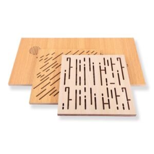 Acoustic slatted wall panel supplier