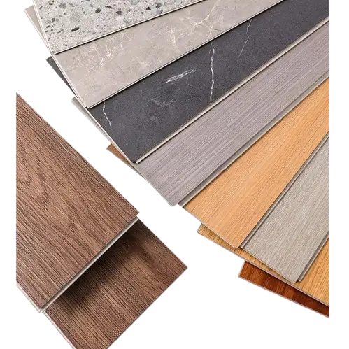 waterproof SPC vinyl flooring samples