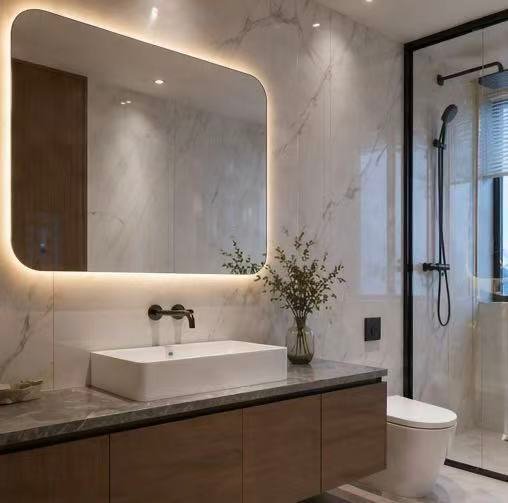 SPC Crystal Wall Panel for Washroom