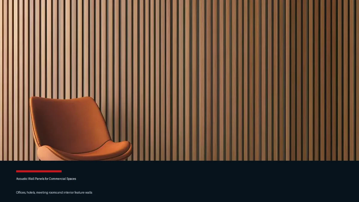 Acoustic Wall Panels for Offices, Hotels and Commercial Spaces
